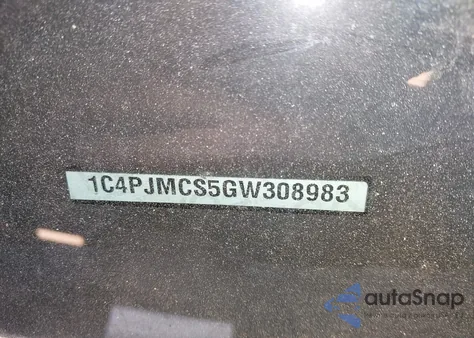 2016 Jeep Cherokee Latitude из США, поврежденный, VIN 1C4PJMCS5GW308983